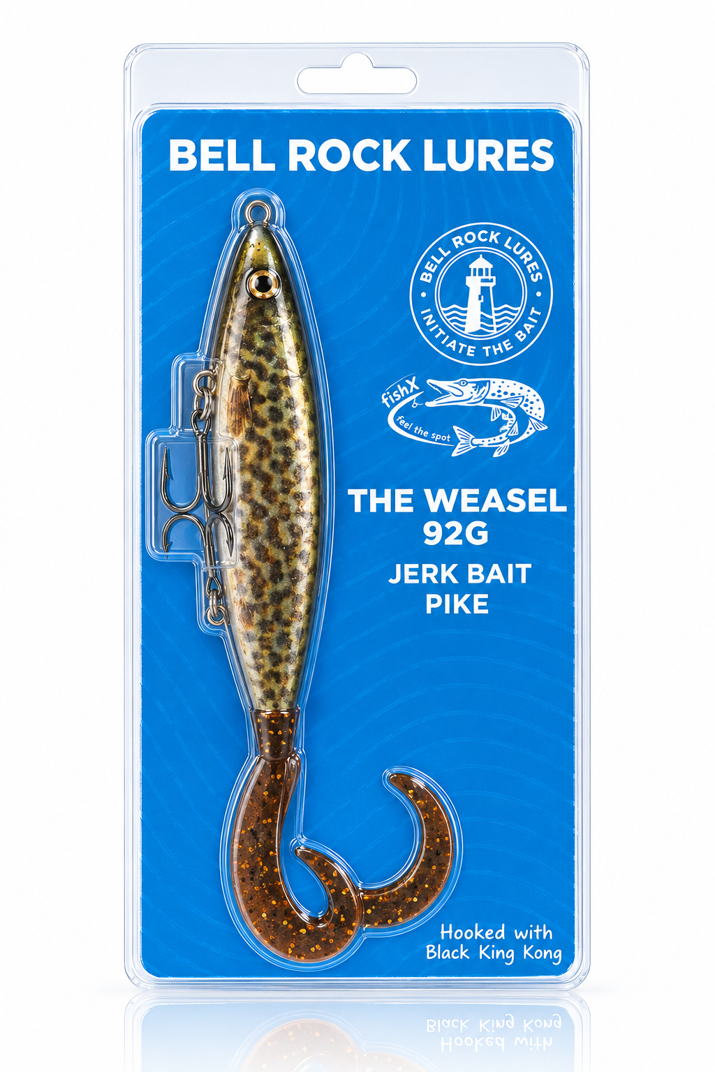 BELL ROCK LURES THE WEASEL 92g jerk bait