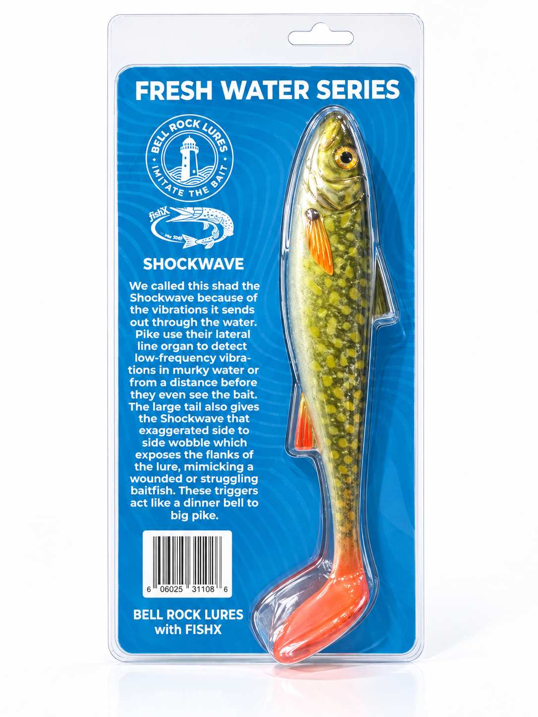 BELL ROCK LURES SHOCKWAVE SHAD 24cm 110g