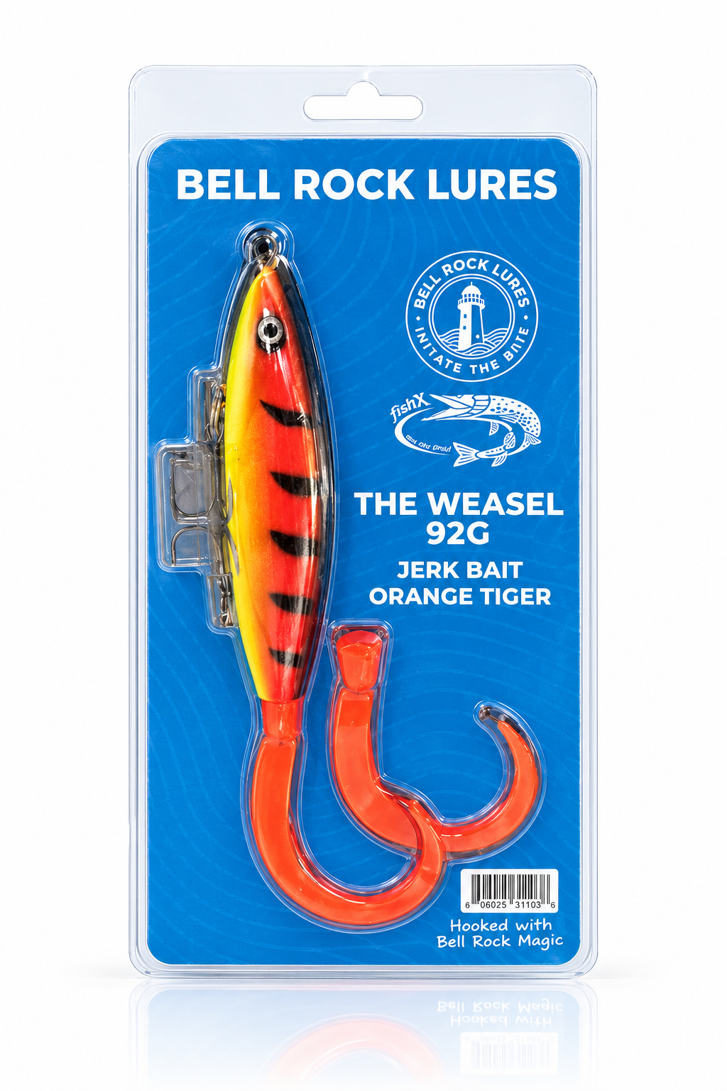BELL ROCK LURES THE WEASEL 92g   jerk bait
